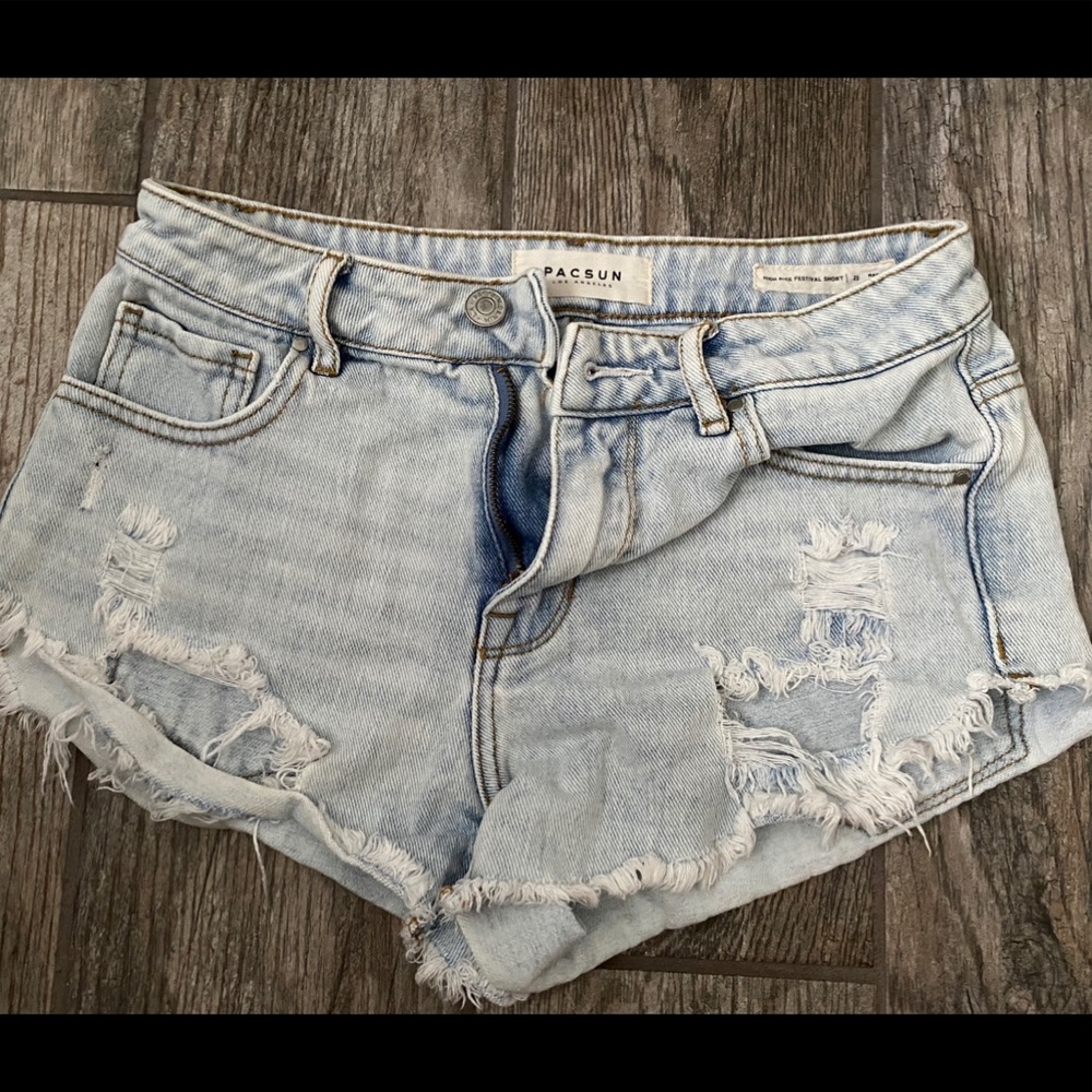 Pacsun high rise festival shorts size 23